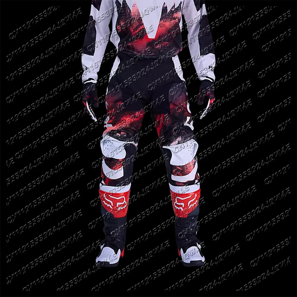 

Мужские и женские длинные брюки, костюм для верховой езды, новинка 2026, модные быстросохнущие дышащие мотоциклетные дышащие спортивные брюки Fox