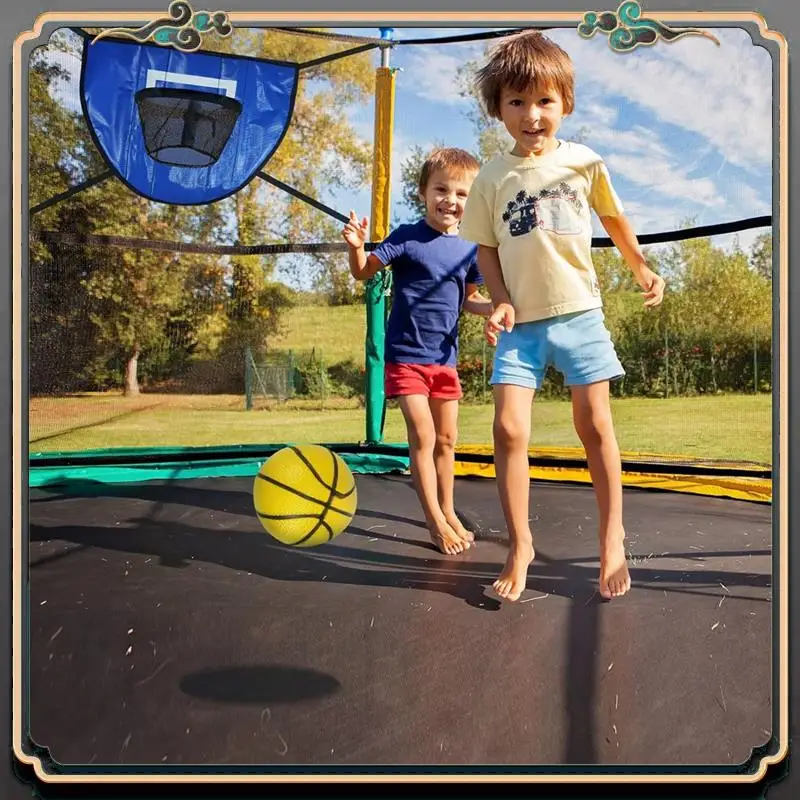 

Premium Trampoline Basketball Hoop Kit With Pump And Mini Ball,Trampoline Basketball Attachment For Kids Adults Indoor Outdoor D