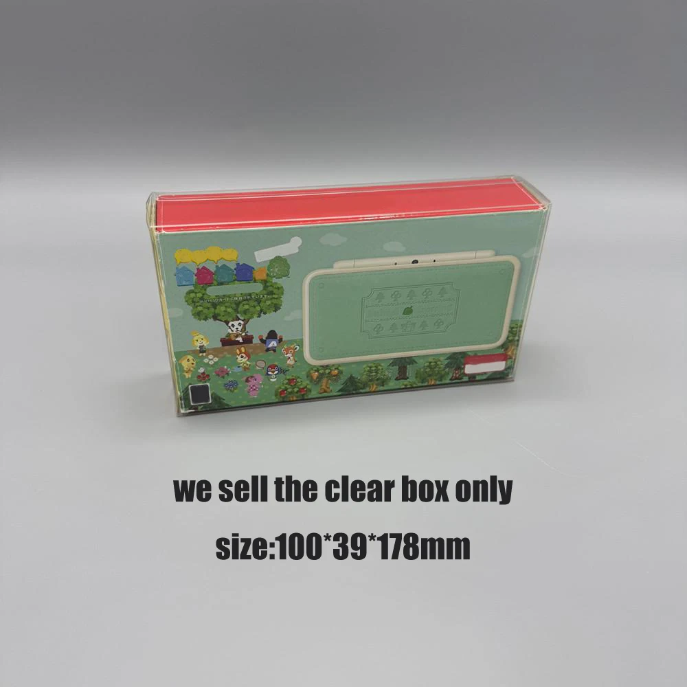 כיסוי חיית מחמד שקוף לשקוף עבור גרסת jp עבור new2dll גרסת jp עבור חציית בעלי חיים מהדורה מוגבלת של תיבת אחסון