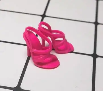 High quality YJ10 classic shoes flat foot high heels sandals fun to choose for your barb dolls 1/6 Scale accessories