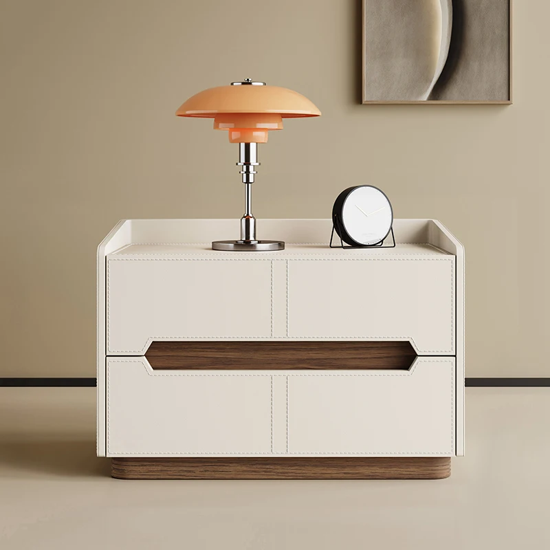 طاولات بجانب السرير بتصميم ساحر، بسيطة وفريدة من نوعها، طاولة ليلية فاخرة وخفيفة الوزن، عرض جمالي، أثاث غرفة نوم Mesa De Noche #1