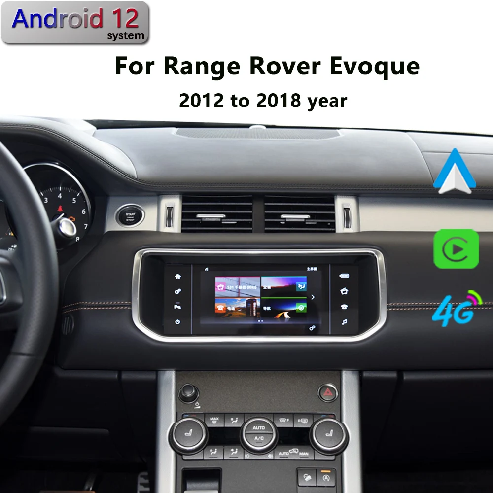 HD Android 12 CarPlay Car Radio Multimedia Player For Range Rover Evoque LRX L538 Vogue L405 Sport L494 Discove Bosch Hama Host