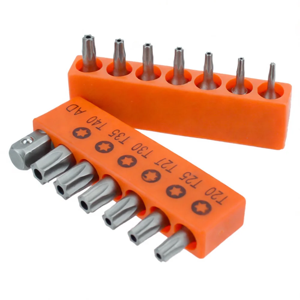 Security Torx Screwdriver Bit Set S2 Alloy Steel Professional Maintenance Repair Accessories For Hand Tools