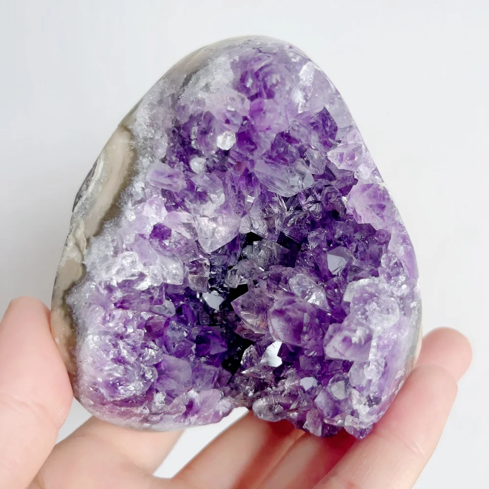 540g Natural Amethyst Crystal Quartz Cluster Reiki Healing Energy Gift for Chakra Balance And Meditation