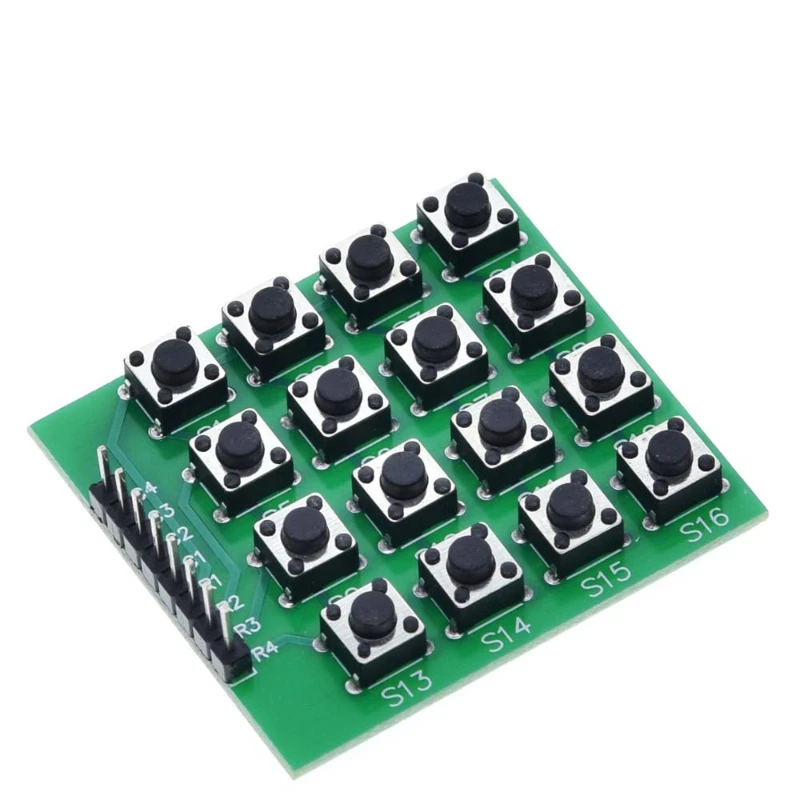 4x4 Matrix 16 Keypad Keyboard Breadboard Module 16 Button Mcu for arduino Diy Starter Kit