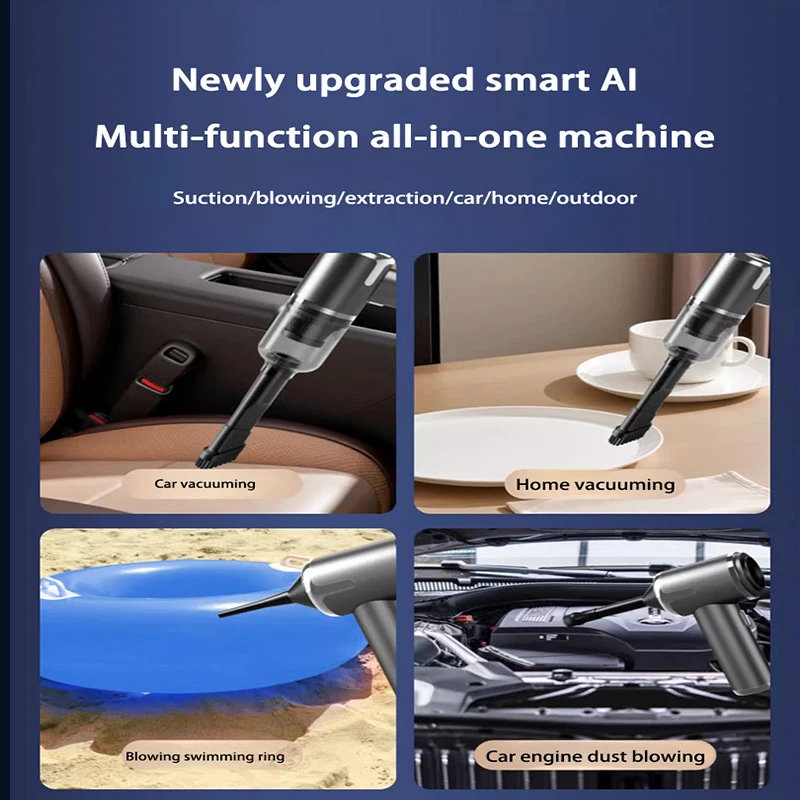 Xiaomi MIJIA 4 in 1 Car Vacuum Cleaner 2990000pa Powerful Clean Machine Home Appliance Clean Wireless Portable Vacuum Clean New