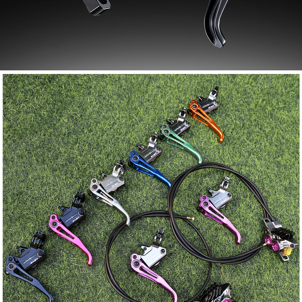 RYET M4 Hydraulische Bremse 4-Kolben-Bremssattel Mountainbike-Bremssatz für MTB XC/Trail/Enduro/DH mit 200-180mm Rotoren & Mineralöl – Detail 31
