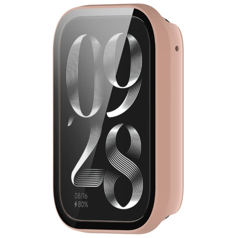 เคสป้องกันตัวเรือนนาฬิกาพร้อมฟิล์มกันรอยหน้าจอสำหรับนาฬิกาข้อมืออัจฉริยะ 8 เคสกันกระแทกแบบครอบคลุมเต็มรูปแบบ