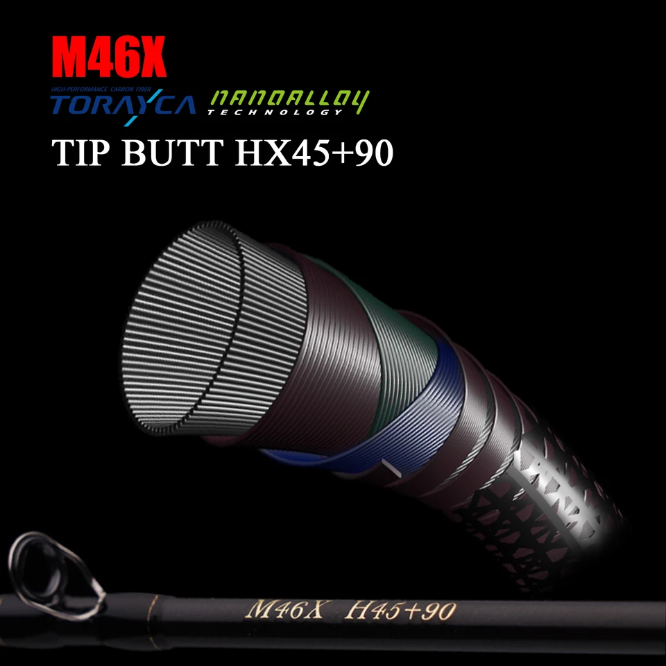 PURELURE Toray M46X Lure Fishing Rod 1-6lb Fast Action