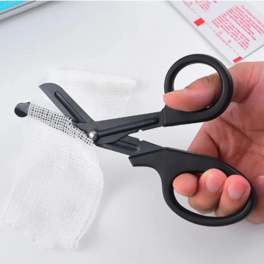 Emergency First Aid Scissors Paramedic Medical Rescue Tools Trauma Gauze Outdoor Utility Wilderness Survival Camp Bandage Care