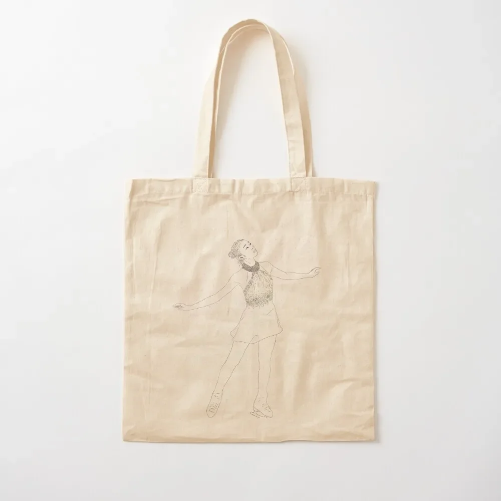 

figure skating, Yuna Kim Tote Bag foldable reusable bag bag luxury women Gift