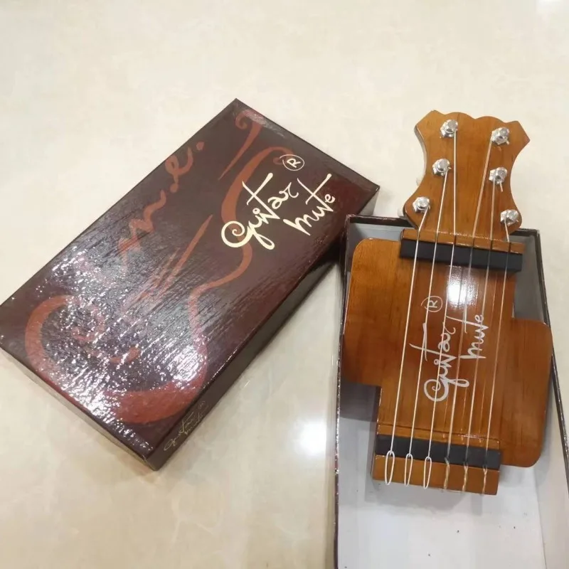 Portable Guitar Right-hand Practice Device Solid Wood Finger Trainer Practice Fingerboard Pocket Guitar Stringed Instruments