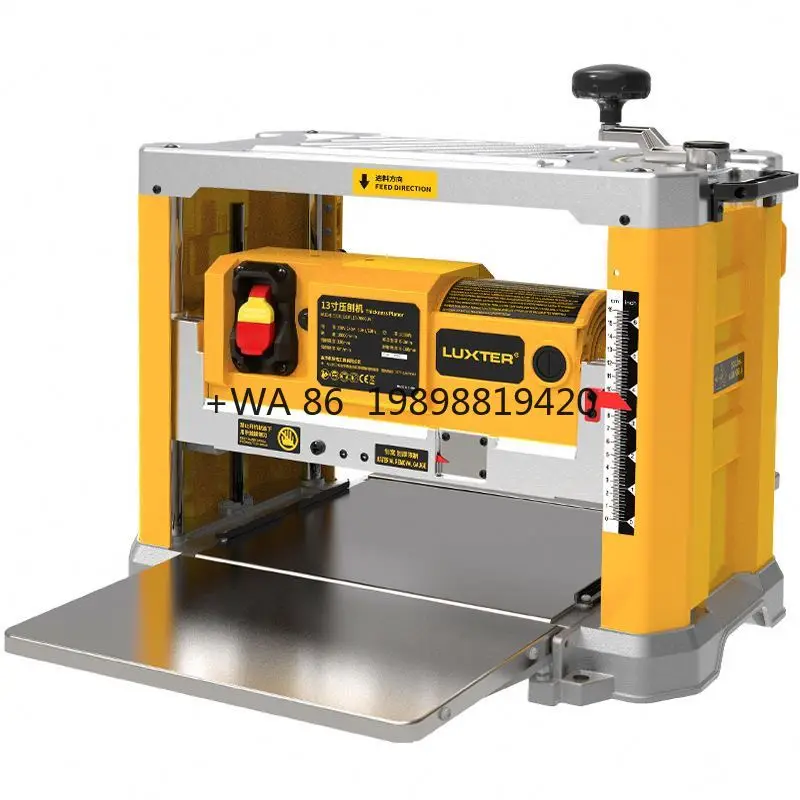 Processing Press Bench Planer Engine New Woodworking High Power Single-Sided Desktop Electric Planer Small Flat Wood