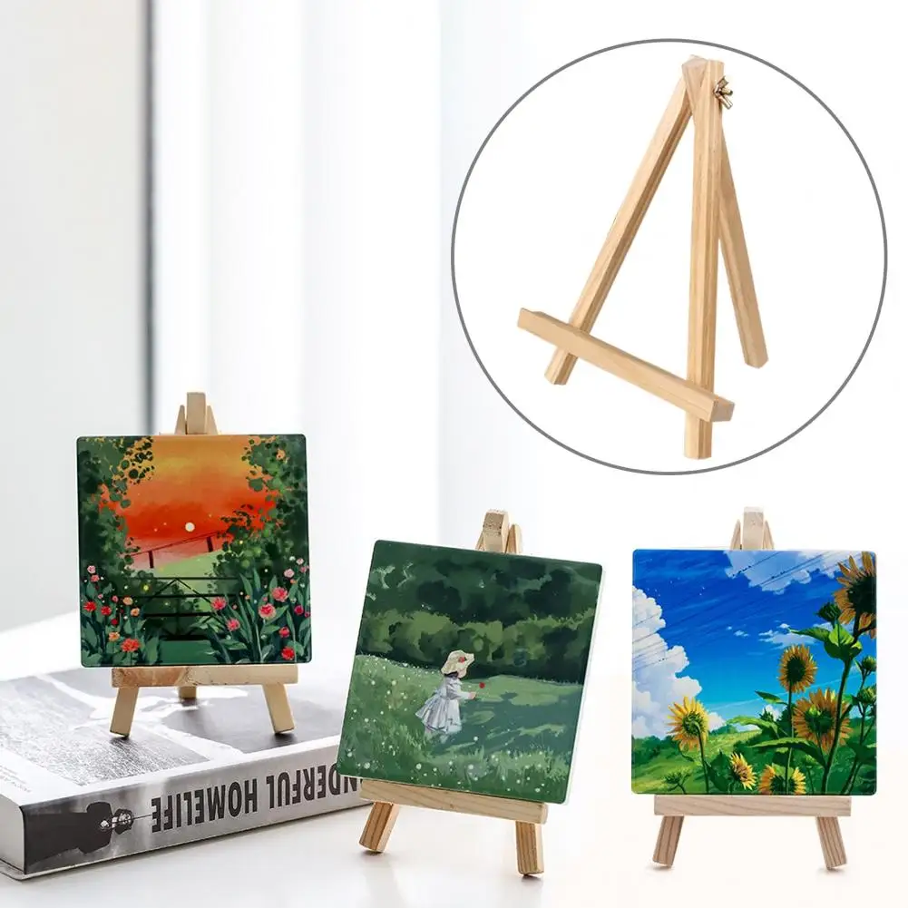 Mini  Excellent Artist Wooden Display Easel Lightweight Display Easel Multi-purpose   for Office