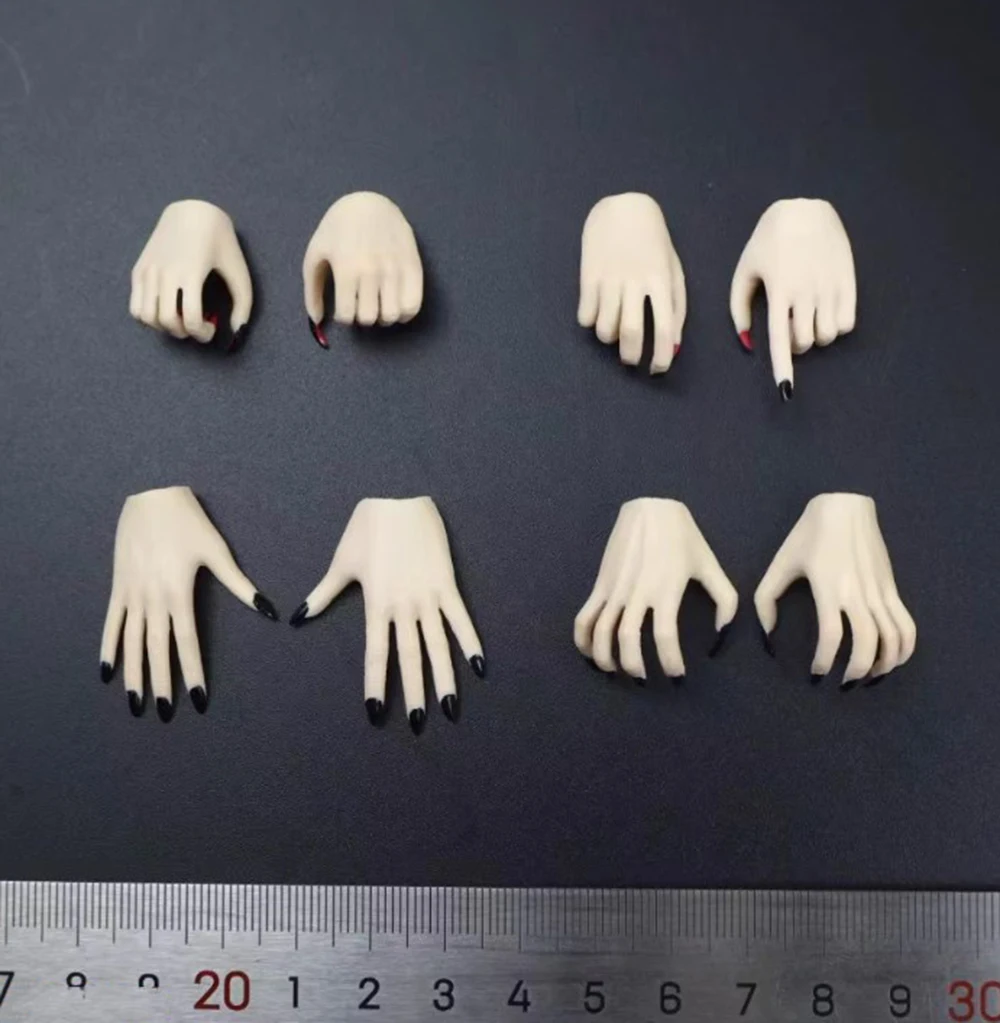 

1/6th Female Soldier Doll Pawl Hand Types 8PCS/SET Accessories PVC Mateiral For 12" TBL PH Action Figure Doll Collect DIY