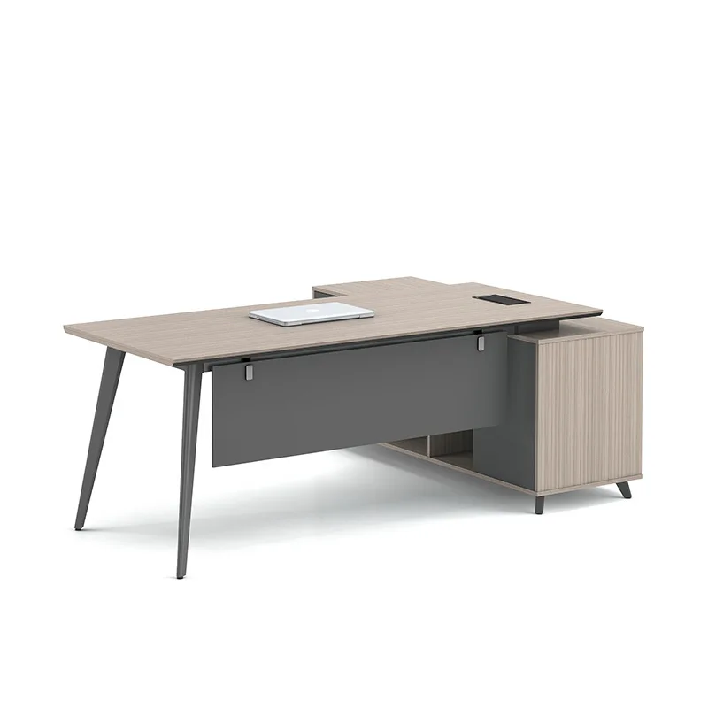 Simple desk, modern president desk, single office desk and chair combination, high-end class desk