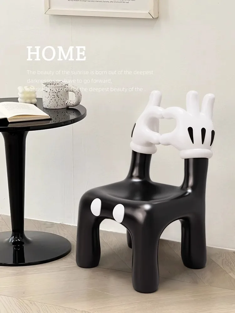 Compare Mickey chair living room floor decoration home decoration move porch shoes stool.