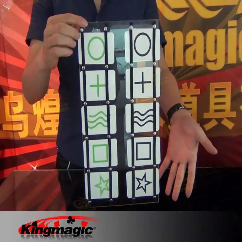 ESP Match Board/ESP Prediction Board Mental ESP Magic Tricks Stage Magia Illusion Props Mentalism Gimmick Props Accessories