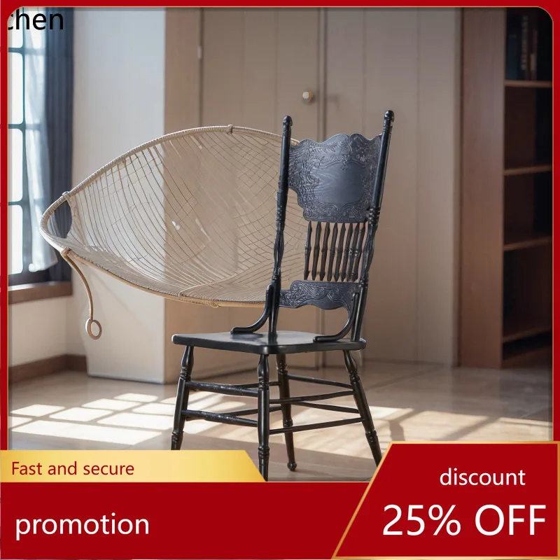 

Обеденный стул YFY из массива дерева, стул в деревенском стиле, садовый стул