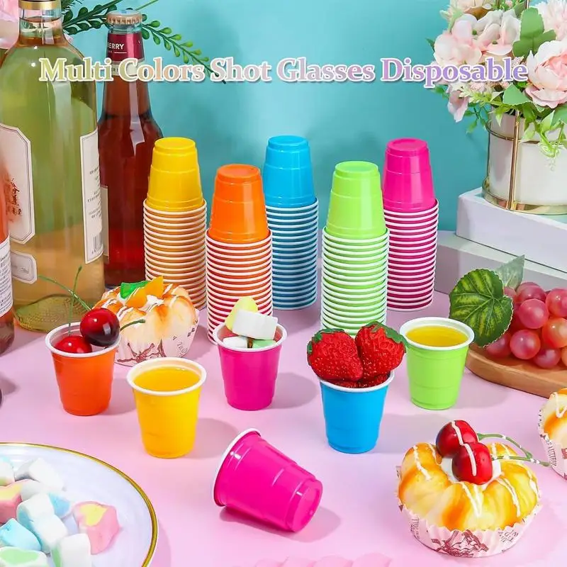 

Shot Cups Sauce Cups Set Of 200 2oz Small Condiment Whiskey Vodka Containers For Bar Birthday Sample Wedding Parties