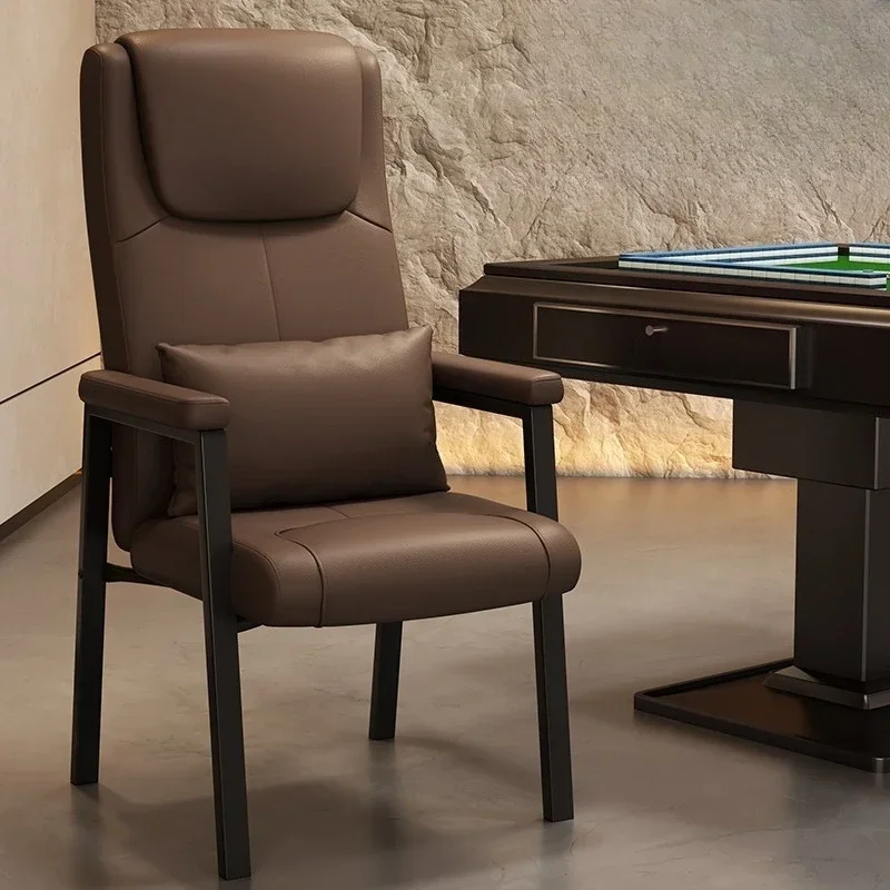 Modern Comfortable sedentary conference chair backrest office chair household tea house mahjong machine seat