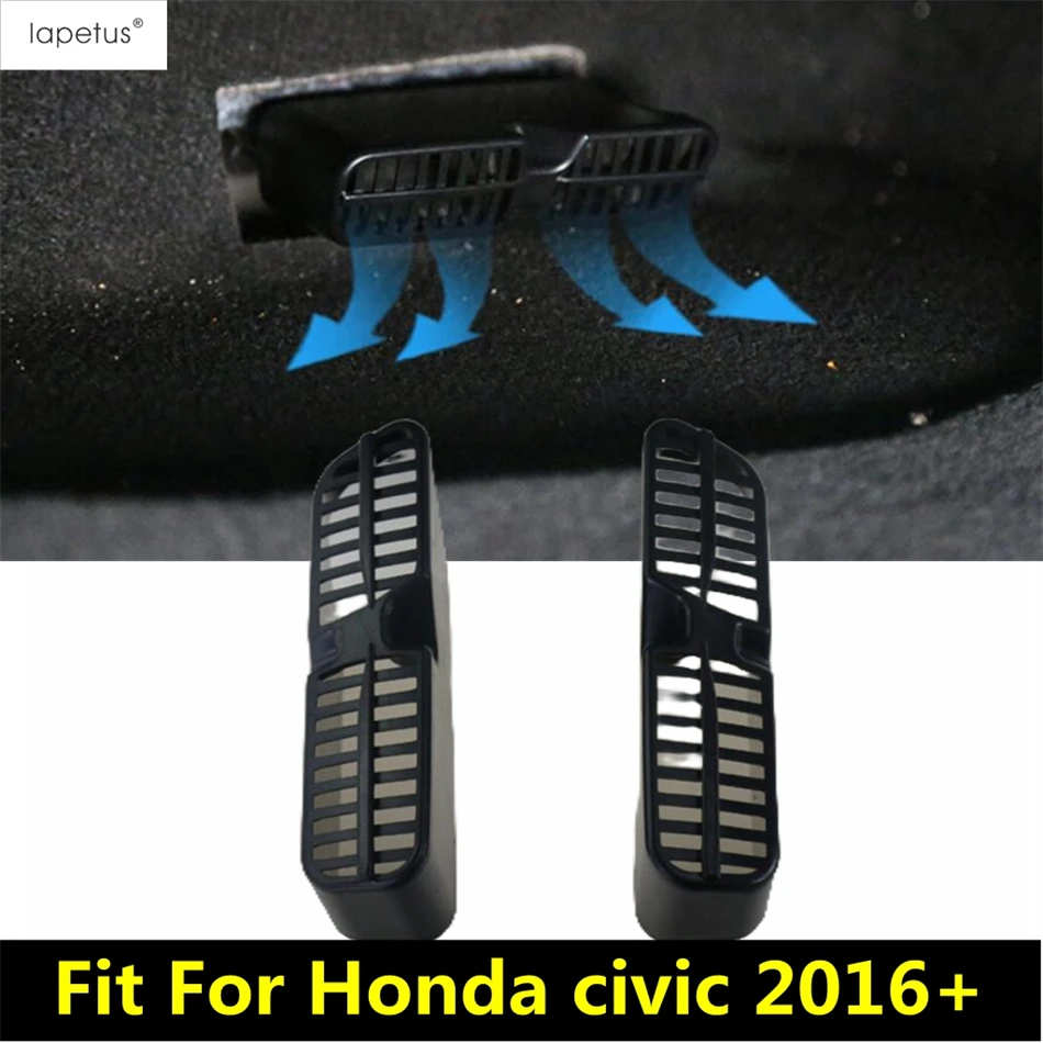 

Seat Under Floor Air Conditioning AC Vent Outlet Dust Cover Protection Accessories Interior Kit Fit For Honda Civic 2016 - 2020