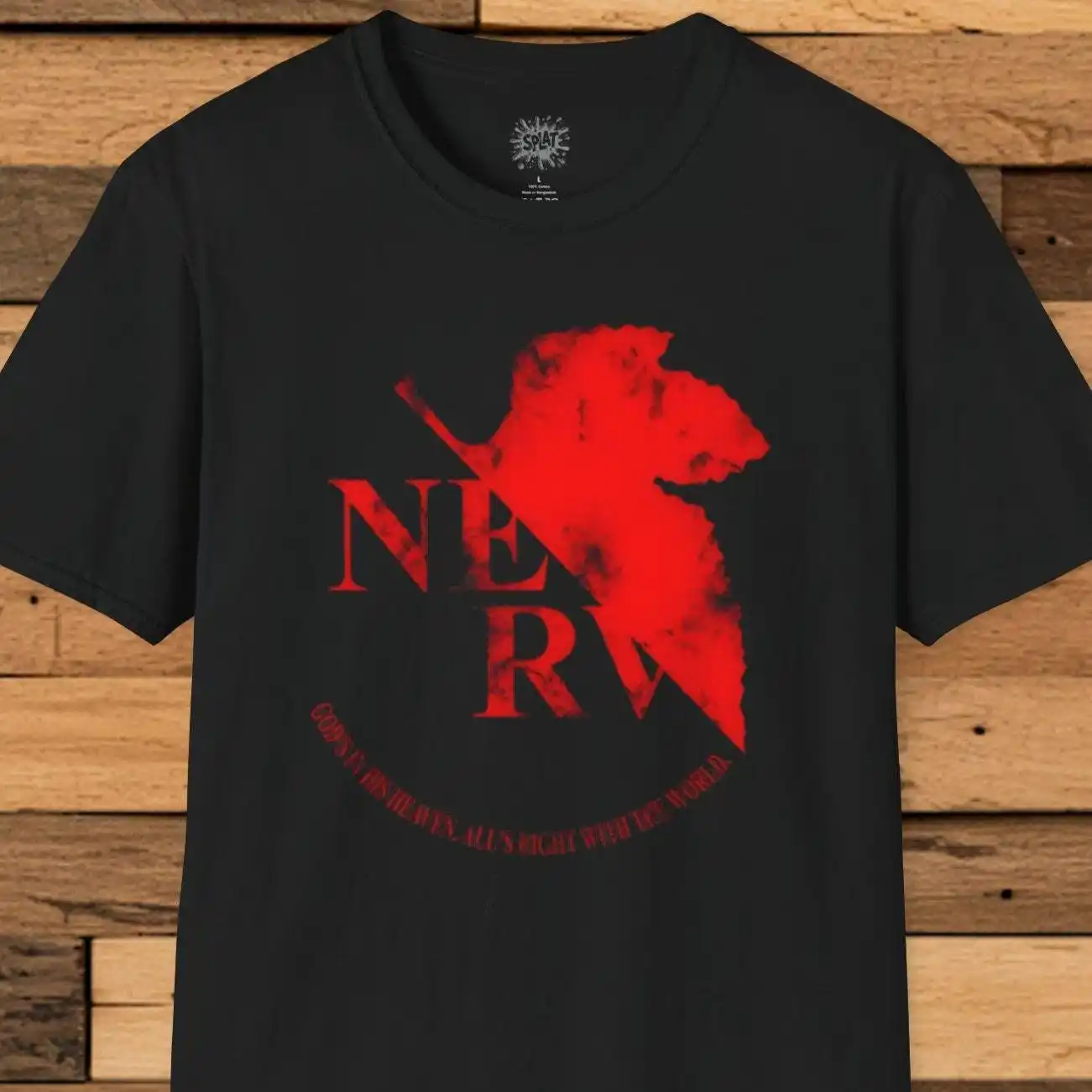 Neon Genesis Evangelion Anime NERV Bedrucktes T-Shirt Herren- und Damen-T-Shirt Herren-Top-Sport-T-Shirt 2026 Sommer Neues T-Shirt
