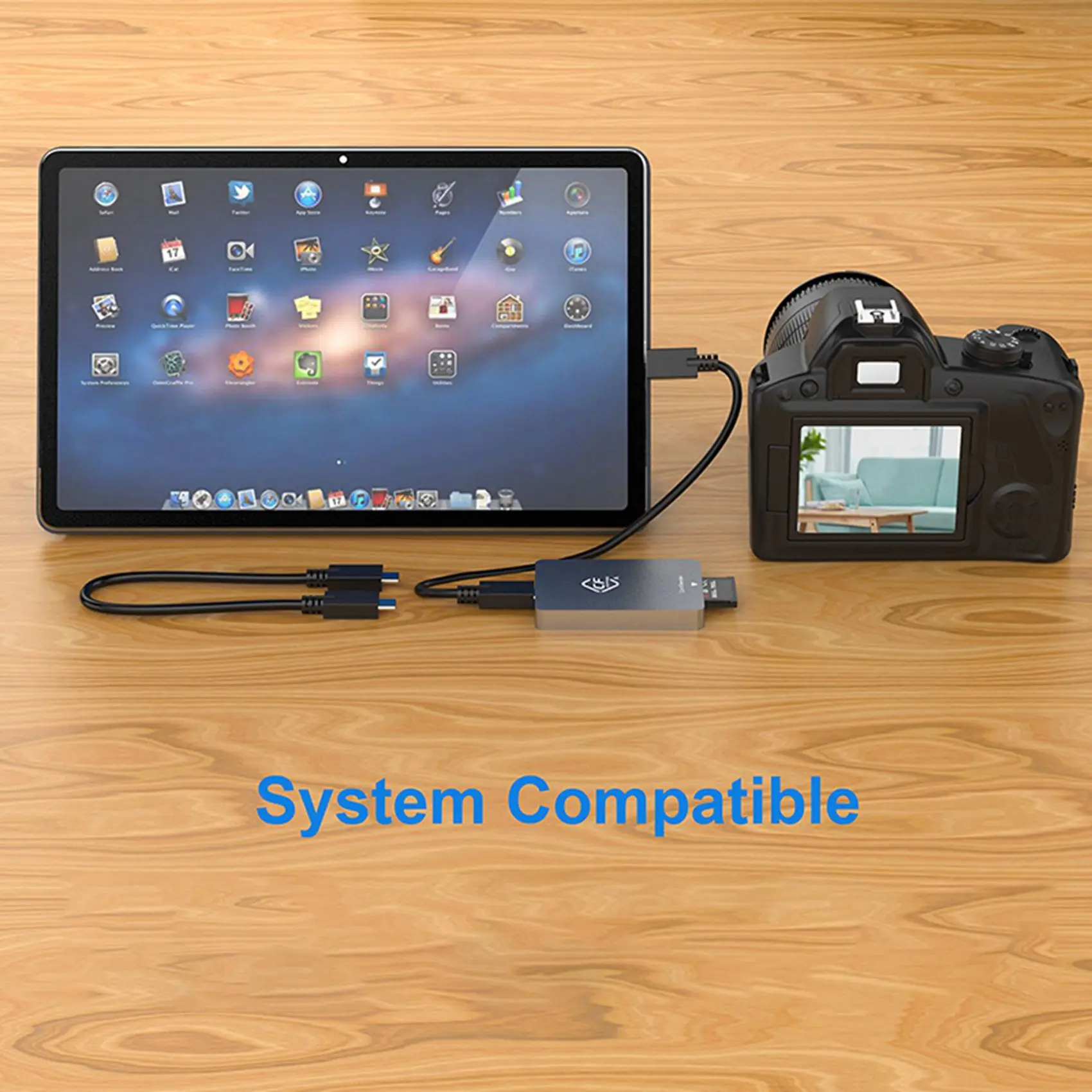 

2025 New-3X Cfexpress Type A Card Reader Адаптер USB3.1 Gen2 10 Гбит/с для Windows XP с кабелем для зеркальных фотокамер