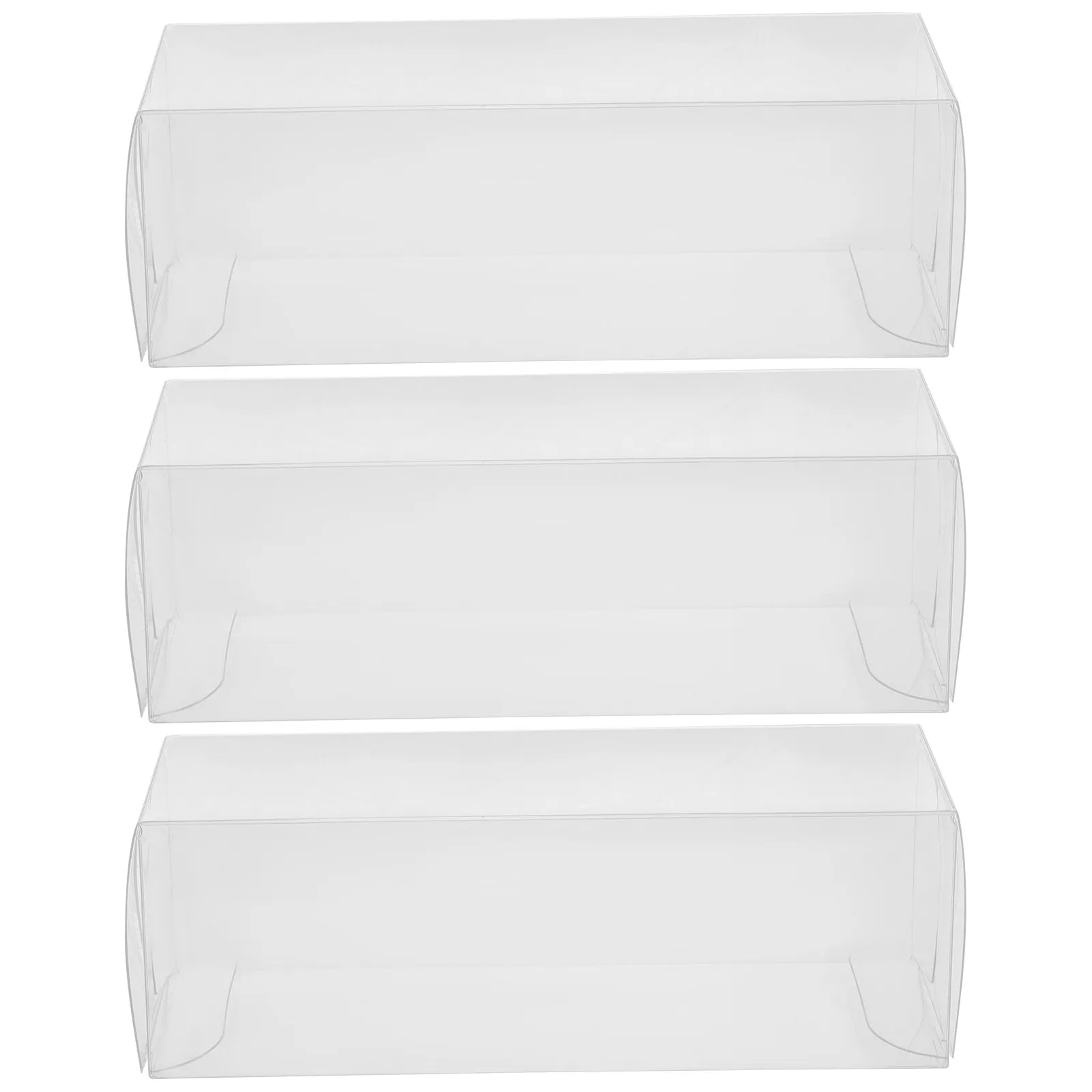 

3Pcs Clear Golfs Pe Material Golf Ball Packaging Box Compact Space Saving Display Container for Golf Enthusiasts