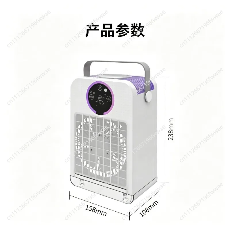 USB Mini Mist Cooling Fan, Portable Air Cooler Humidifier with 3 Speeds for Office Desk Travel Outdoor Use