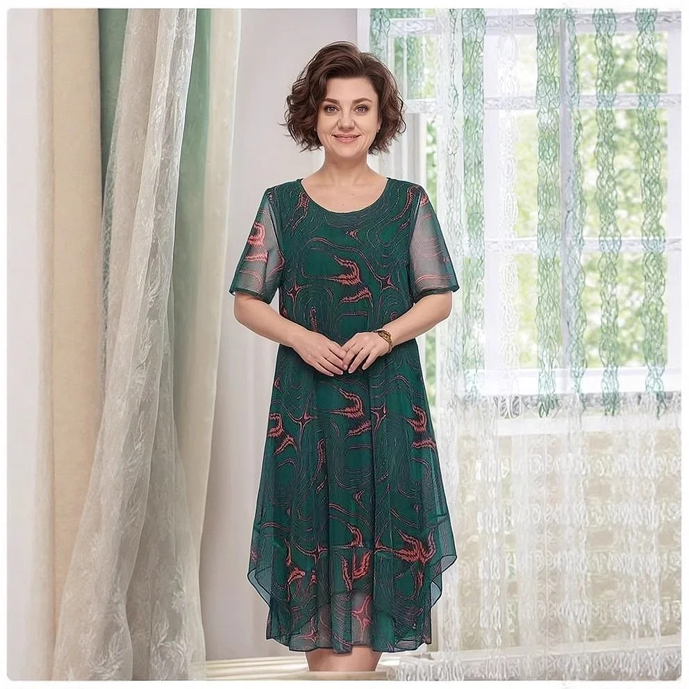 Plus Size Floral Print Dress Dresses Spring Summer Matching Set Jumpsuit Playsuit