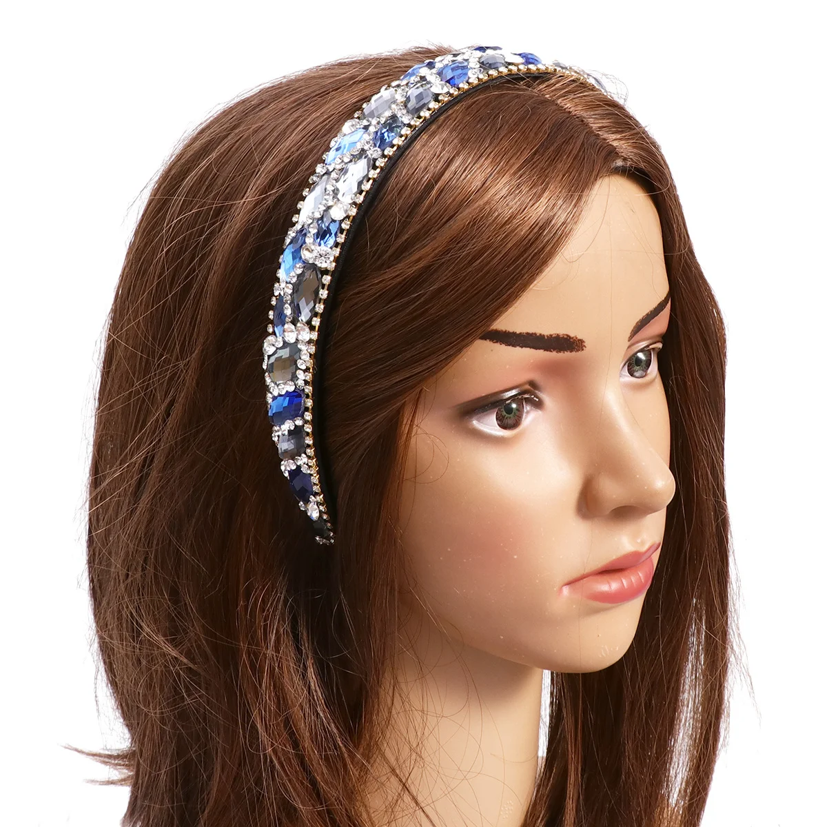 

Crystal Hairpin Head Hoop Accessories for Clip Hairpins Tinsel Kit Accessory Korean Chic Women Headband Rhinestone