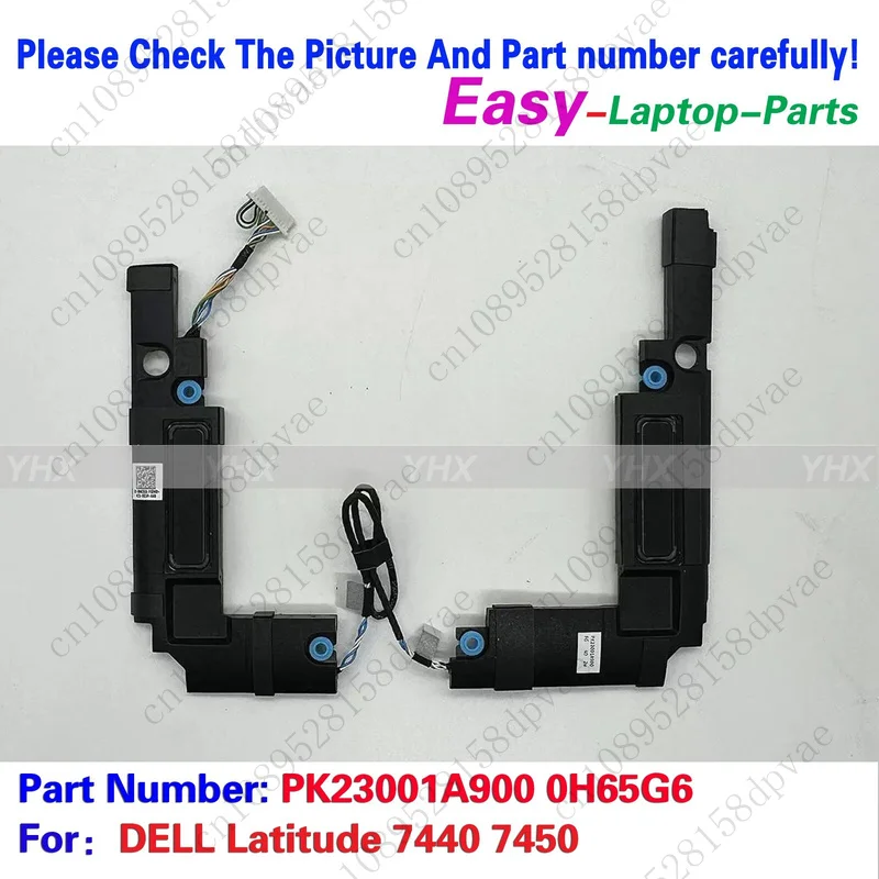 

GYX New For DELL Latitude 7440 7450 SPEAKER R+L PK23001A900 0H65G6.
