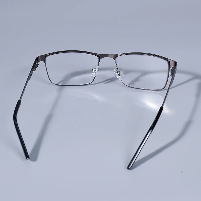 Neue Anti Blau Licht Lesebrille Männer Platz Oversize Metall Brillen Rahmen +75 + 125 + 175 + 225 + 275 + 350 + 400 – Detail 16