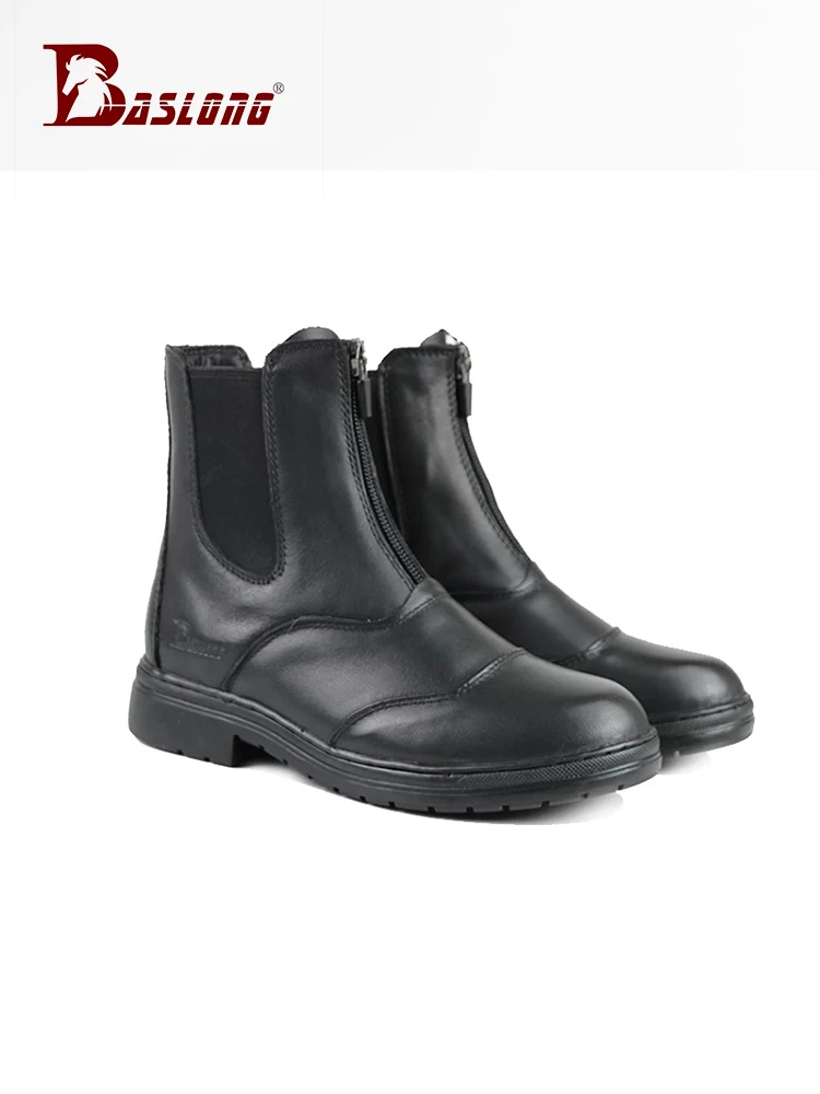 Baslong Kidsren's Horse Riding Boots Kidsren's Professional Equestrian Competition Training Equipment Non-Slip Wear-Resistant Equestrian Boots