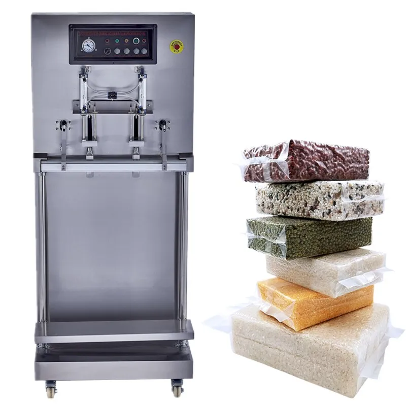 50 kg Vertical Vacuum Packaging Machine with External Brick Bag High Capacity External Vacuum Packing Machinery Customized