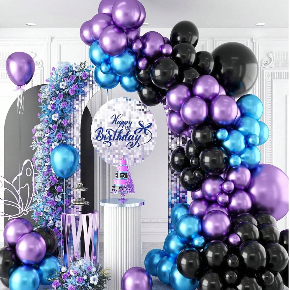 107pcs balloons for weddings, bridal showers, gender Revelations, Thanksgiving, housewarming, birthday parties, celebrations,