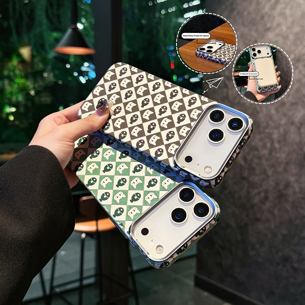 حافظة هاتف Magsafe أنيقة متعددة السمك لهاتف iPhone 17 Air 16 15 14 Plus Pro Max مع إطار حماية للكاميرا وغطاء مضاد للسقوط #1