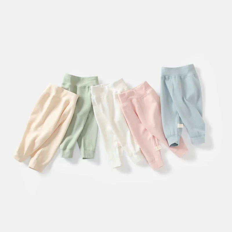 Derong Warm Pants for Babies 3-36 Months, Boys and Girls Cotton Wool Pants with Velvet, Autumn High Waist Long Pants Solid Color