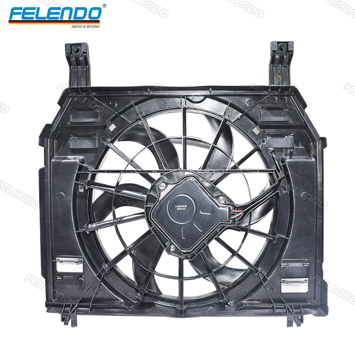 LR084438 LR069901 FELENDO Radiator Fan for Range Rover Vogue L405 Sport L494