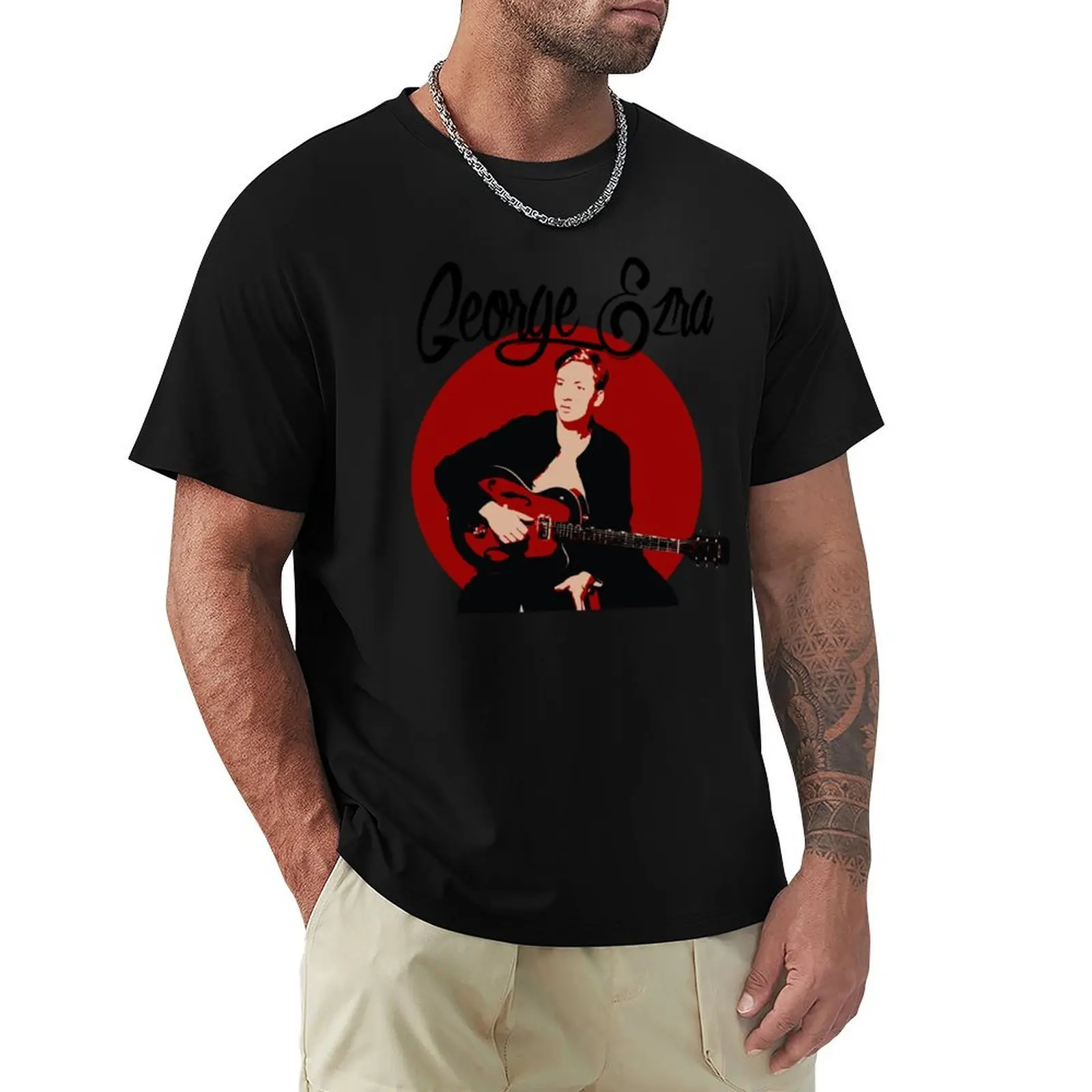 George Ezra Music T-Shirt man t shirt summer T-Shirt