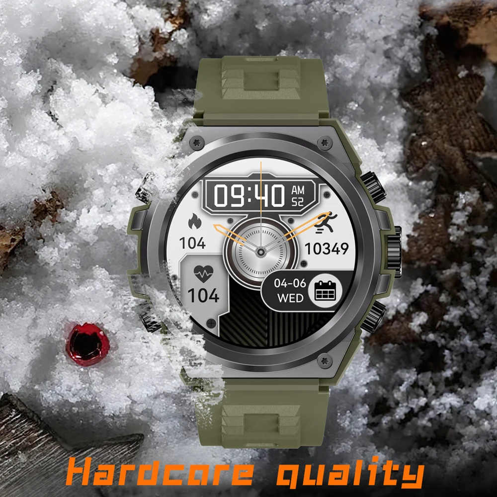 Smart Watch 1.46 Inch Bluetooth Call Smart Watch Sports Fitness Tracking Watch IP68 Waterproof Multi-Sport Mode Smart Watch