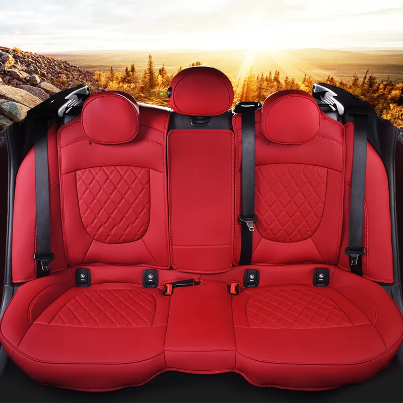 Car Seat Covers Set Fit For Mini Cooper R50 R53 R55 R56 R57 R60 Artificial Leather Car Accessories Vehicle Seat Protector