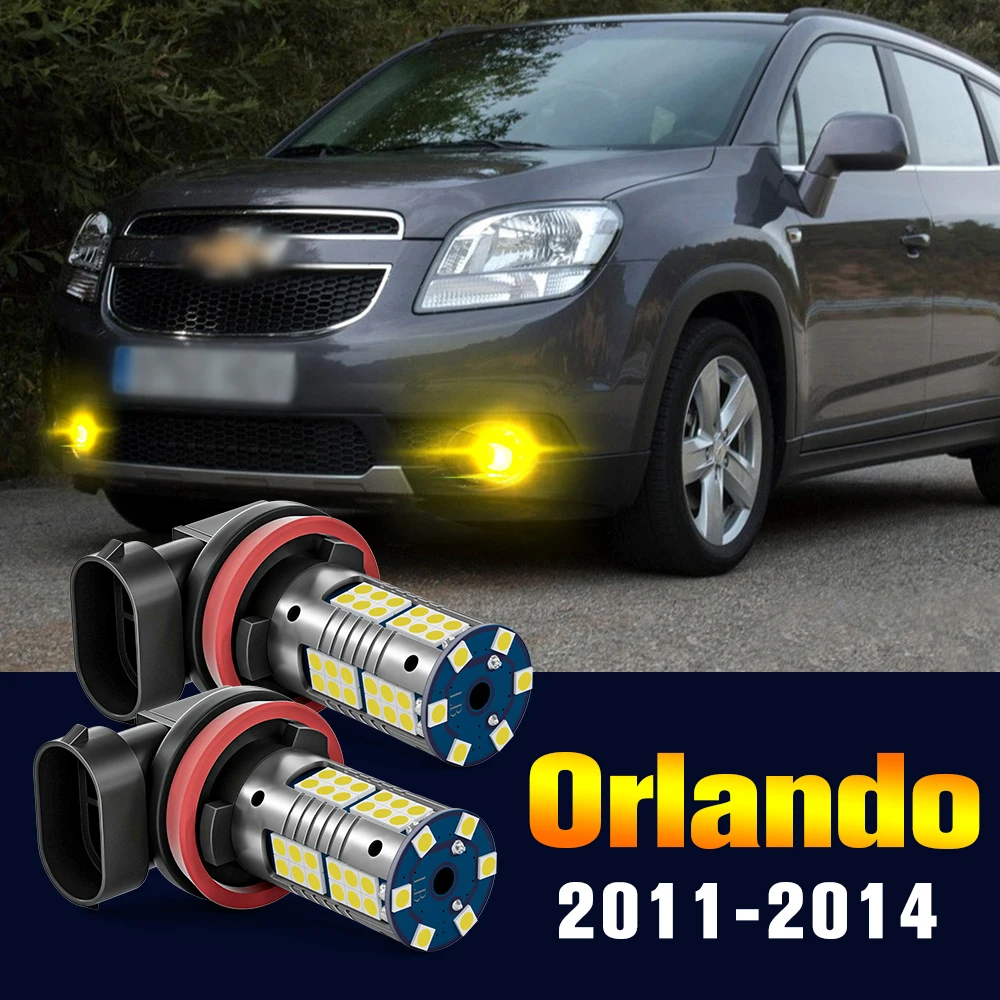 

2pcs LED Fog Light Bulb Lamp For Chevrolet Orlando 2011-2014 2012 2013 Accessories