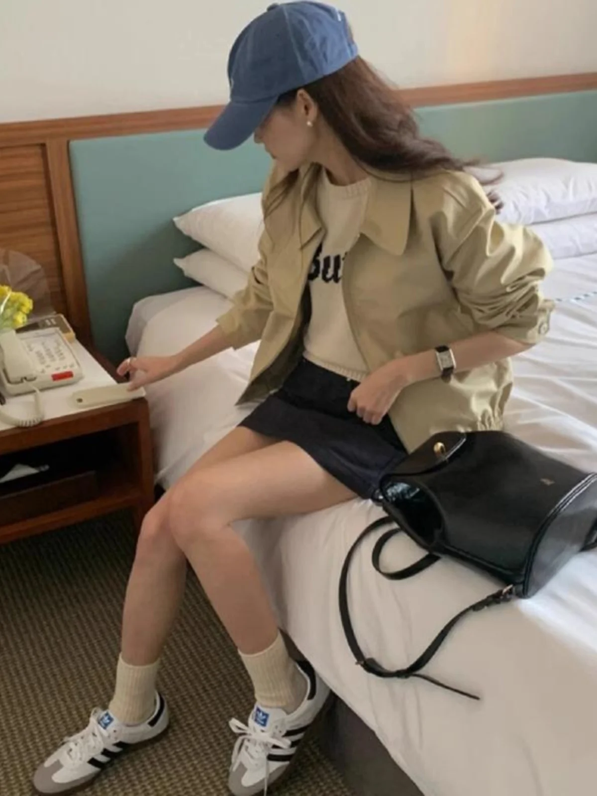 Giacche Donna Abbigliamento da donna Moda Plaid Fidanzato Stile oversize Puro semplice Manica lunga Tasca frontale da donna abbottonata di base