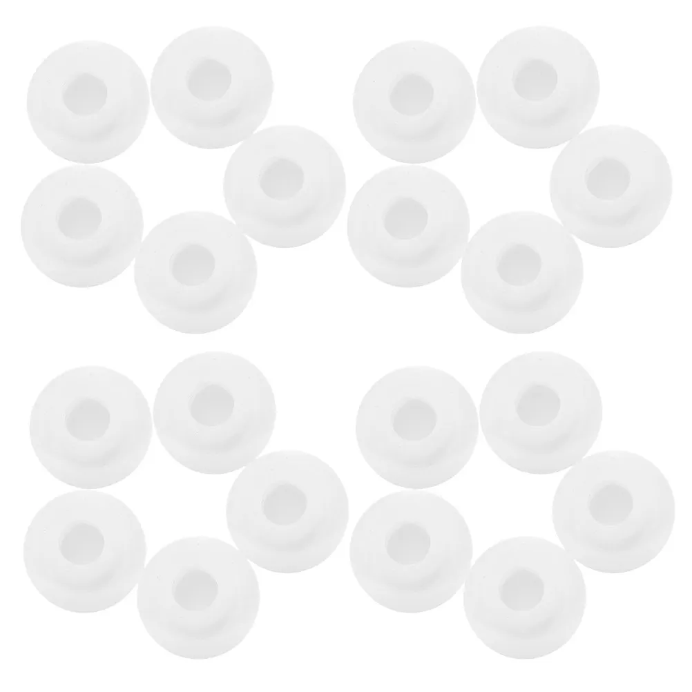 

30Pcs Sink Overflow Cap Waterproof Plug Round Bathroom Kitchen Basin Easy Use Decorative Stopper Multifunctional Design