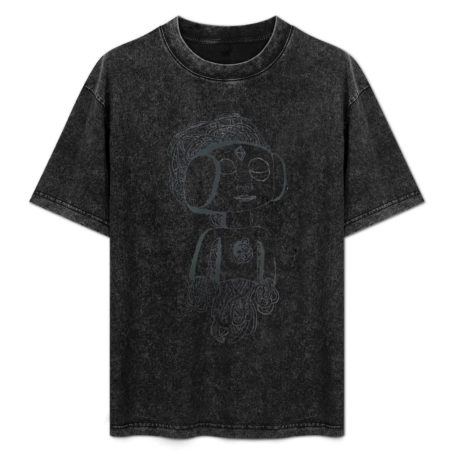 

Half robot T-Shirt Lightweight Gym Training T-Shirt