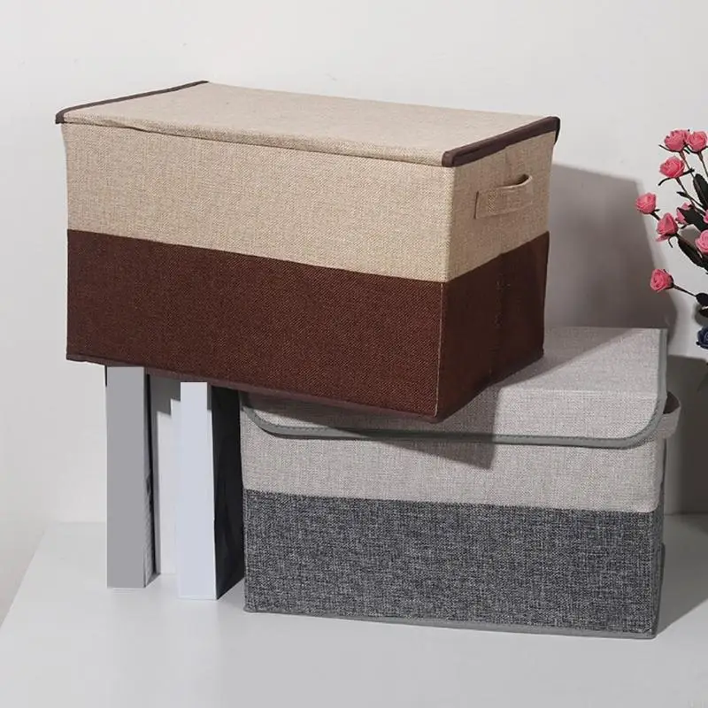 Armoires pliables boîte rangement des vêtements pliables organisateurs coton convivial kxre