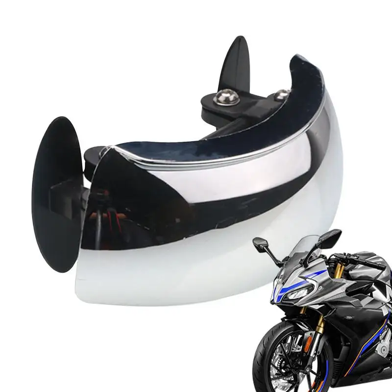 

Motorcycle Rear View Mirror Motorcycle Windscreen 180 Degree Blind Mirror Wind Screen Mount Blind Detection For Sport Bike