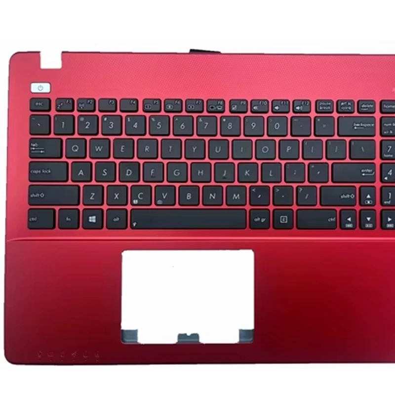 新しいノートパソコンのパームレストアッパーカバー-asus-x550c-k550-a550c-a550vb-y581c-x550-k550jk-fx50j-y581cl-x552w-w50j-米国-ui-キーボード